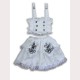 Gothic Lace Corset Skull Corset & Skirt (UN103)